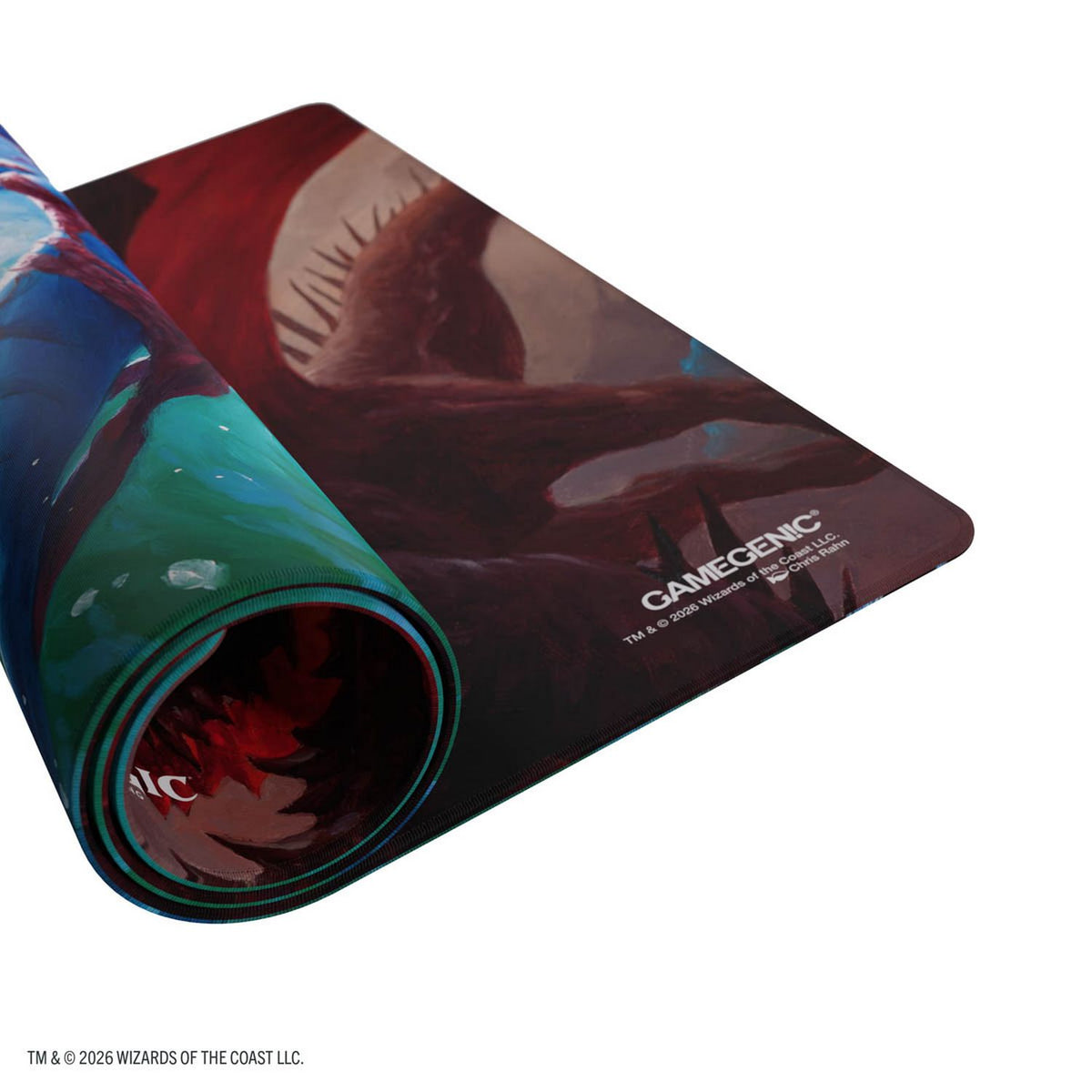Gamegenic: Magic the Gathering Reality Fracture Double-Sided Playmat (Kiora of Salt and Sand / Kiora of Fire and Ashes)