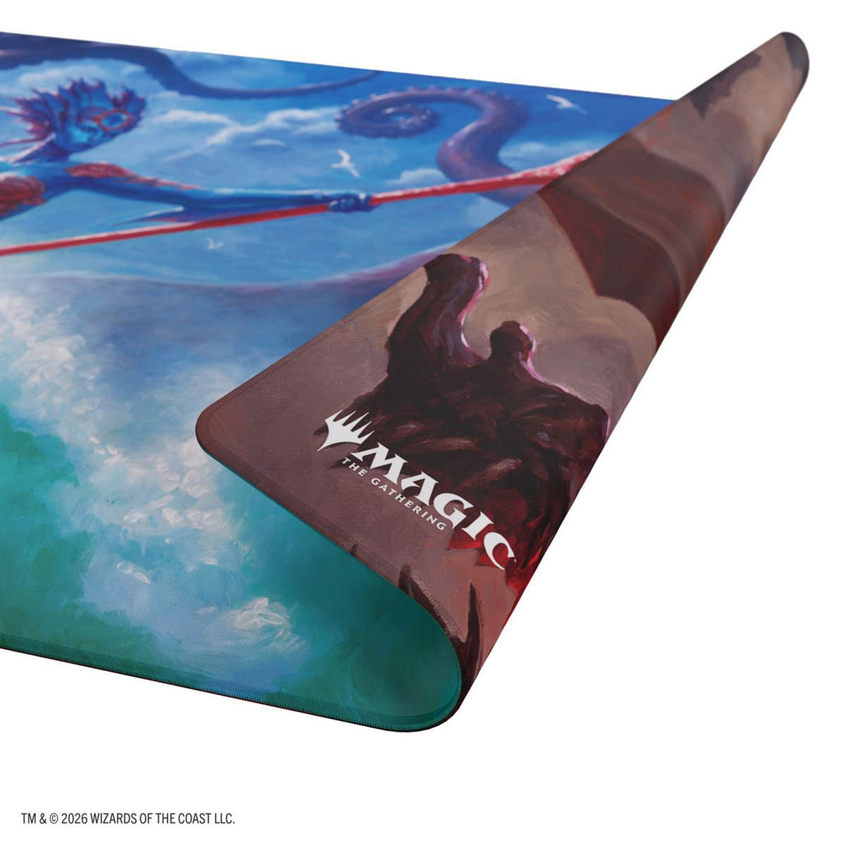 Gamegenic: Magic the Gathering Reality Fracture Double-Sided Playmat (Kiora of Salt and Sand / Kiora of Fire and Ashes)