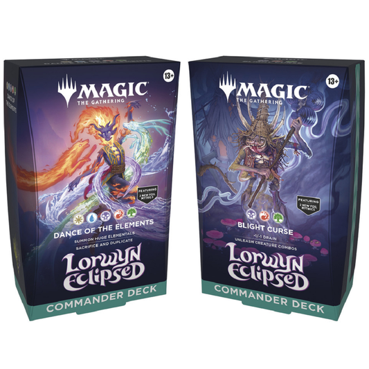 Magic the Gathering: Lorwyn Eclipsed Commander Deck Set (Set-of-2) *Expected Release Date 1-23-2026