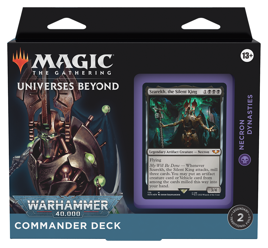 Magic the Gathering: Warhammer 40,000 Necron Dynasties Commander Deck