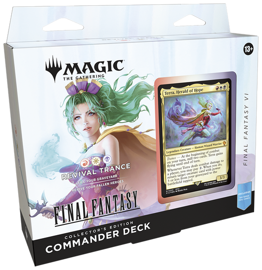 Magic the Gathering: Final Fantasy Collector Commander Deck - Final Fantasy VI Revival Trance