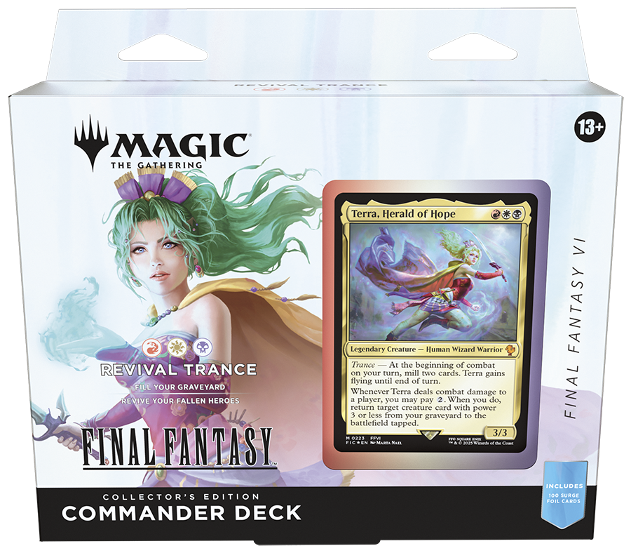 Magic the Gathering: Final Fantasy Collector Commander Deck Magic the Gathering: Final Fantasy Collector Commander Deck