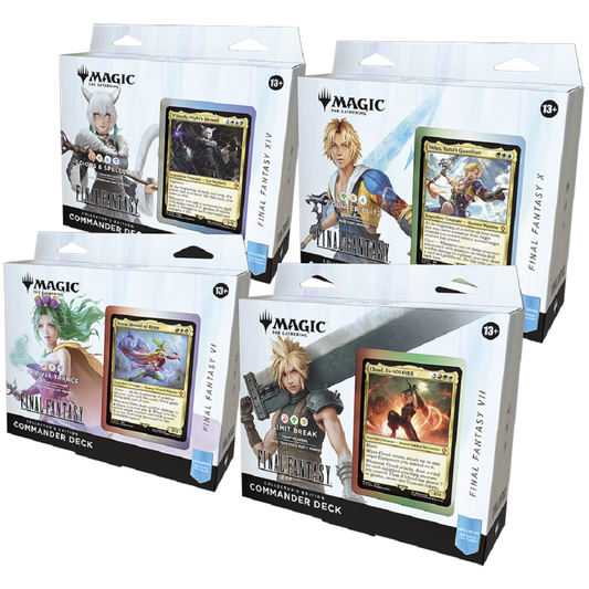 Magic the Gathering: Final Fantasy Commander Deck Set - Collector's Edition (Set-of-4) - Collector Store LLC
