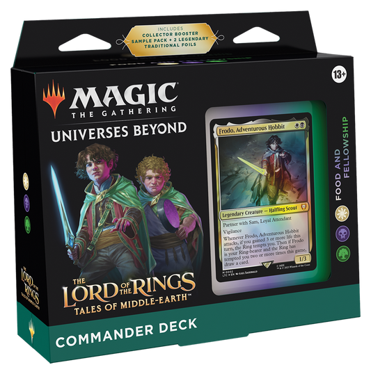 Magic the Gathering: Lord of the Rings: Tales of Middle-earth Commander Deck Food & Fellowship