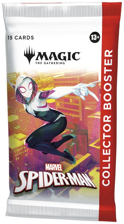 Magic the Gathering: Marvel's Spiderman Collector Booster Pack Magic the Gathering: Marvel's Spiderman Collector Booster Pack