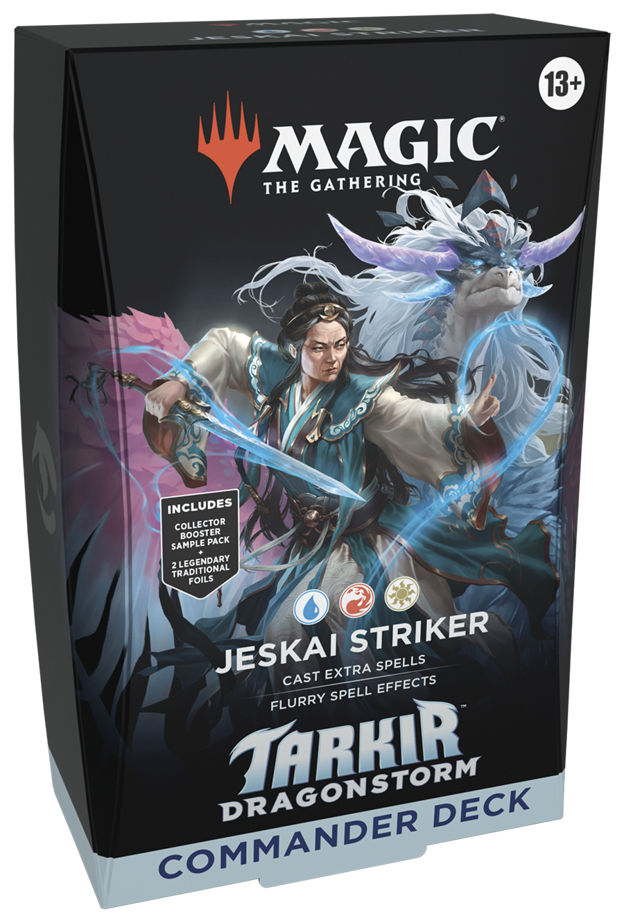 Magic the Gathering: Tarkir Dragonstorm Commander Deck - Jeskai Striker Magic the Gathering: Tarkir Dragonstorm Commander Deck - Jeskai Striker
