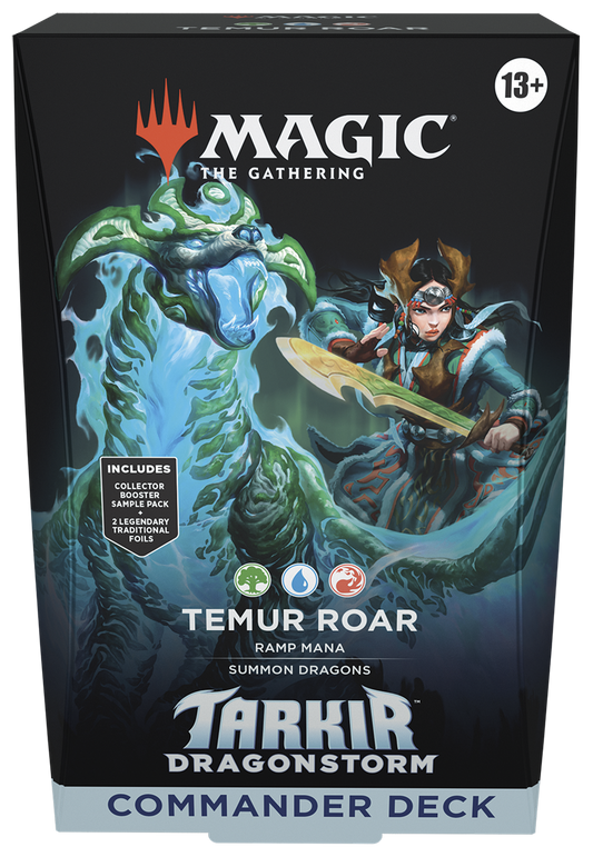 Magic the Gathering: Tarkir Dragonstorm Commander Deck - Temur Roar