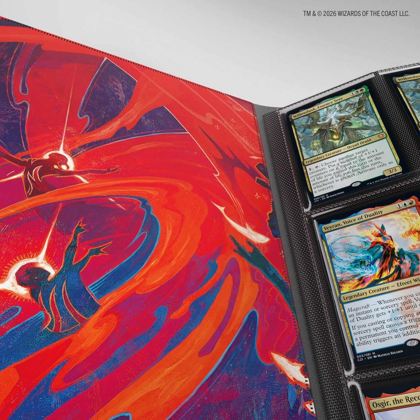 Gamegenic: Magic the Gathering Secrets of Strixhaven Casual Album 18-Pocket (Prismari)