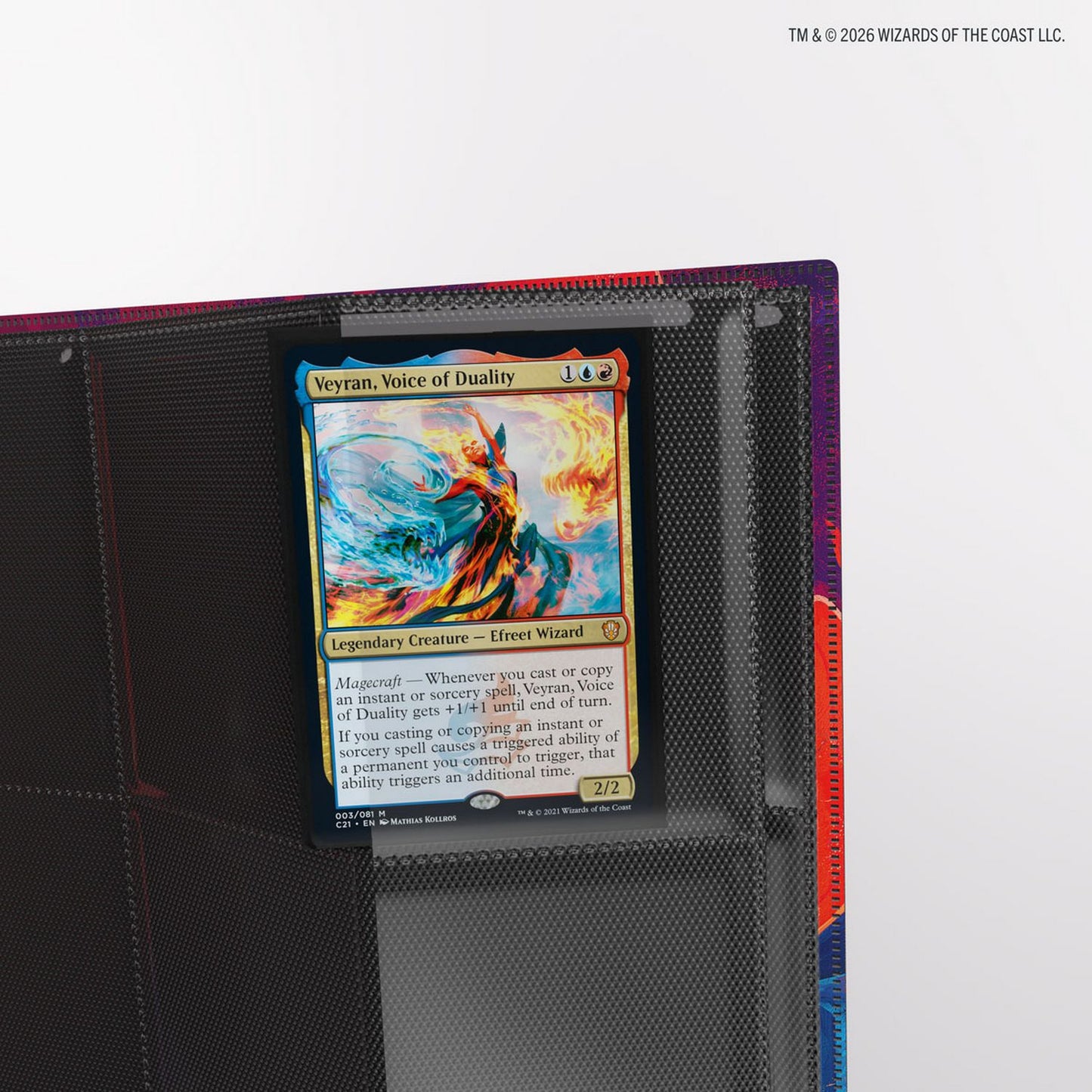 Gamegenic: Magic the Gathering Secrets of Strixhaven Casual Album 18-Pocket (Prismari)