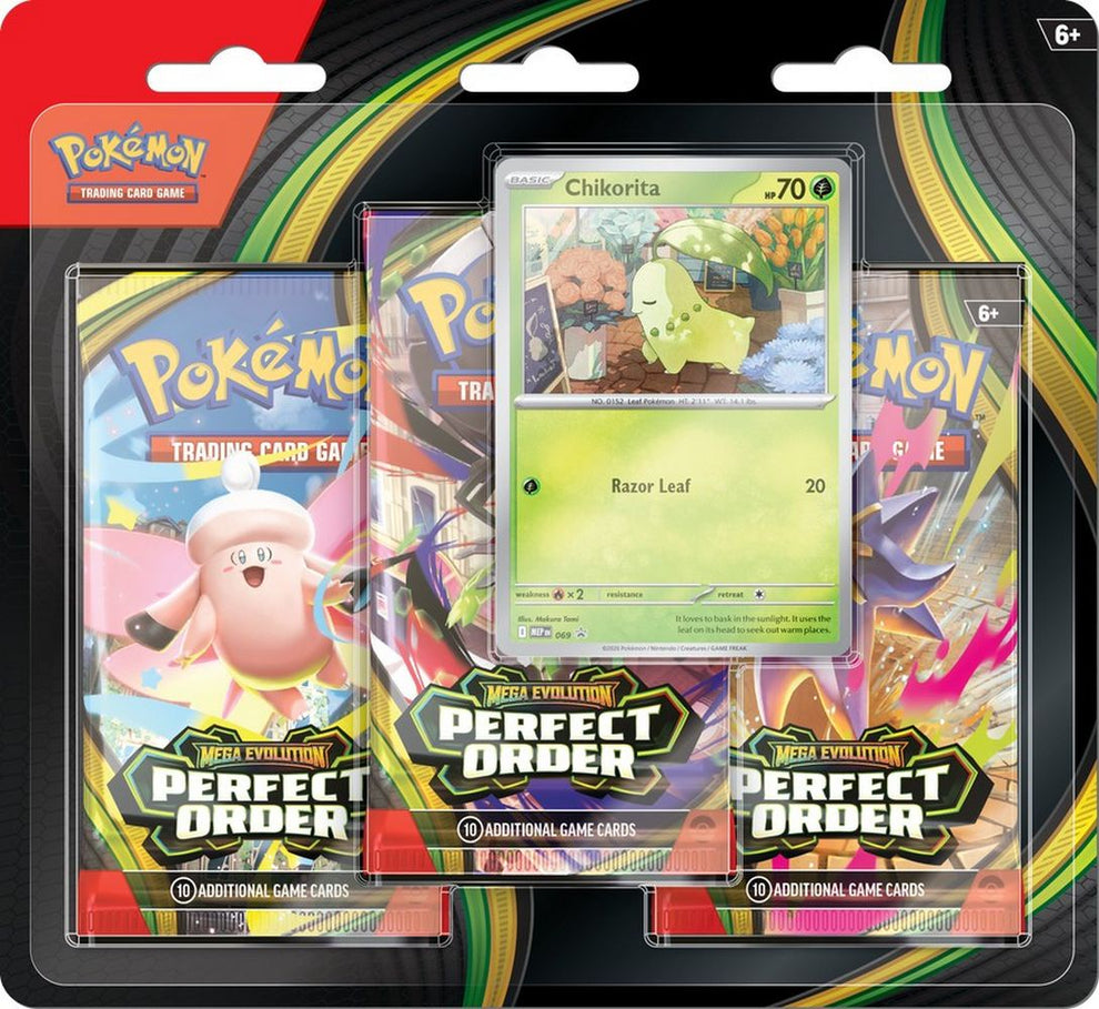 Pokemon: Mega Evolution Perfect Order 3-Pack Blister (ME03)