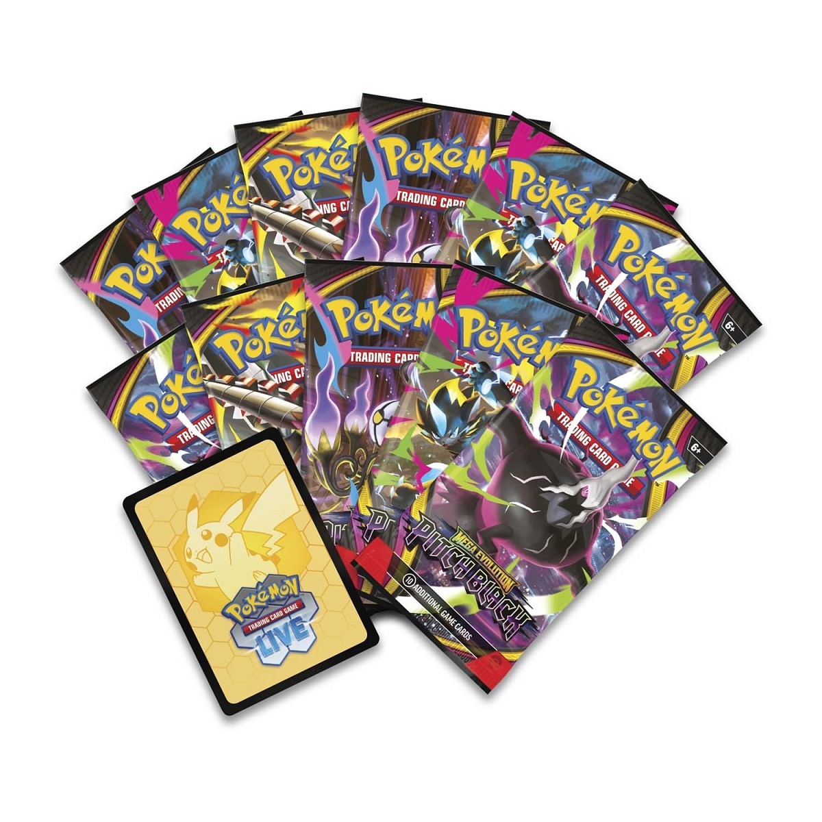 Pokemon: Mega Evolution Pitch Black Pokemon Center Elite Trainer Box (ME05)