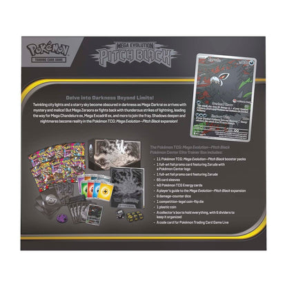 Pokemon: Mega Evolution Pitch Black Pokemon Center Elite Trainer Box (ME05)