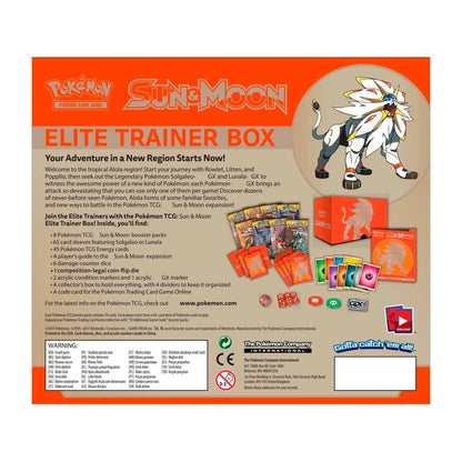 Pokemon: Sun & Moon Base Set Elite Trainer Box [Solgaleo]