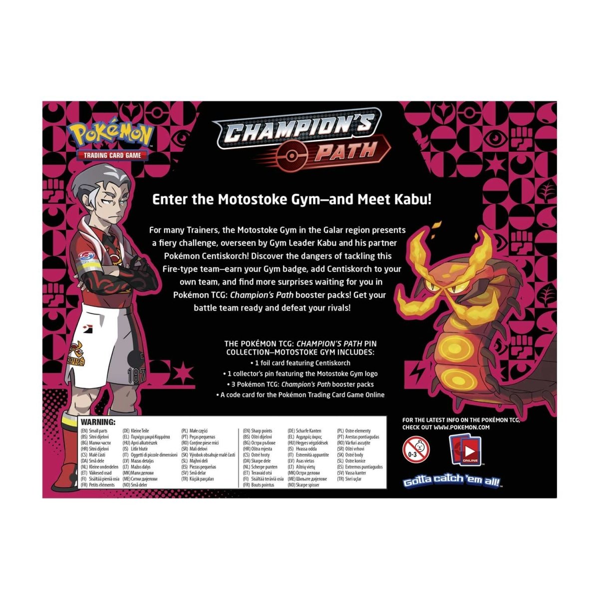 Pokemon: Champion's Path Pin Collection [Motostoke Gym]