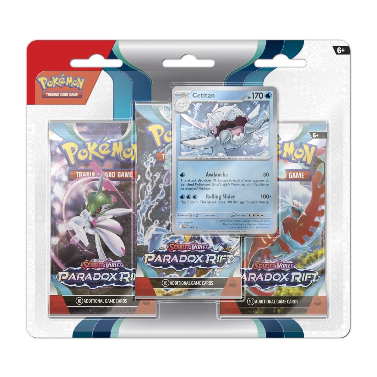 Pokemon: Scarlet & Violet Paradox Rift 3-Pack Blister (Random)