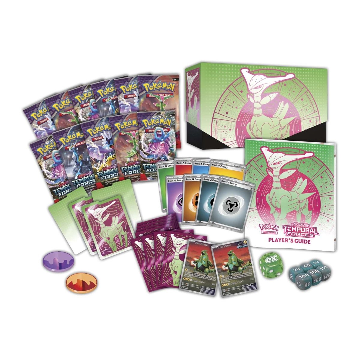 Pokemon: Scarlet & Violet Temporal Forces Pokemon Center Elite Trainer Box [Iron Leaves]