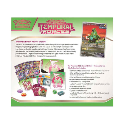 Pokemon: Scarlet & Violet Temporal Forces Pokemon Center Elite Trainer Box [Iron Leaves]