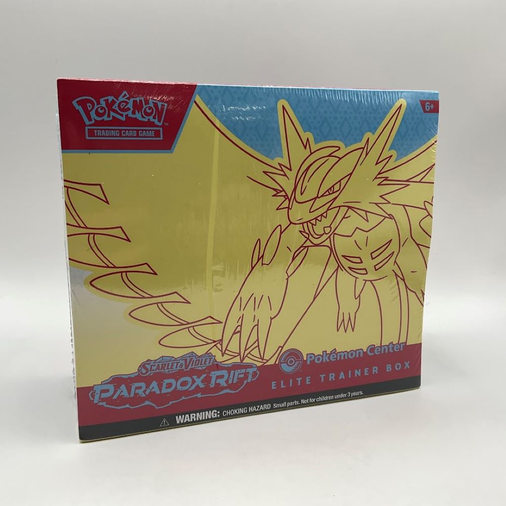 Pokemon: Scarlet & Violet Paradox Rift Pokemon Center Elite Trainer Box [Roaring Moon] *Dinged Box*