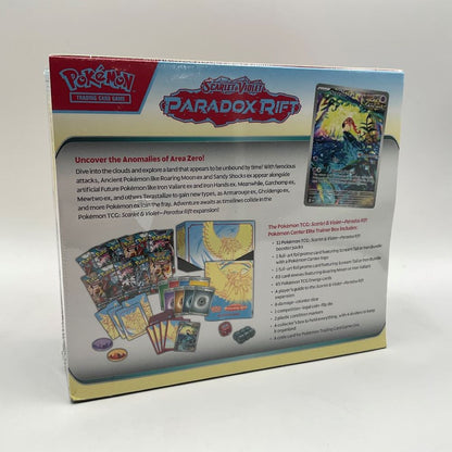Pokemon: Scarlet & Violet Paradox Rift Pokemon Center Elite Trainer Box [Roaring Moon] *Dinged Box*