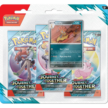 Pokemon: Scarlet & Violet Journey Together 3-Pack Blister Pack (Random Pokemon: Scarlet & Violet Journey Together 3-Pack Blister Pack (Random