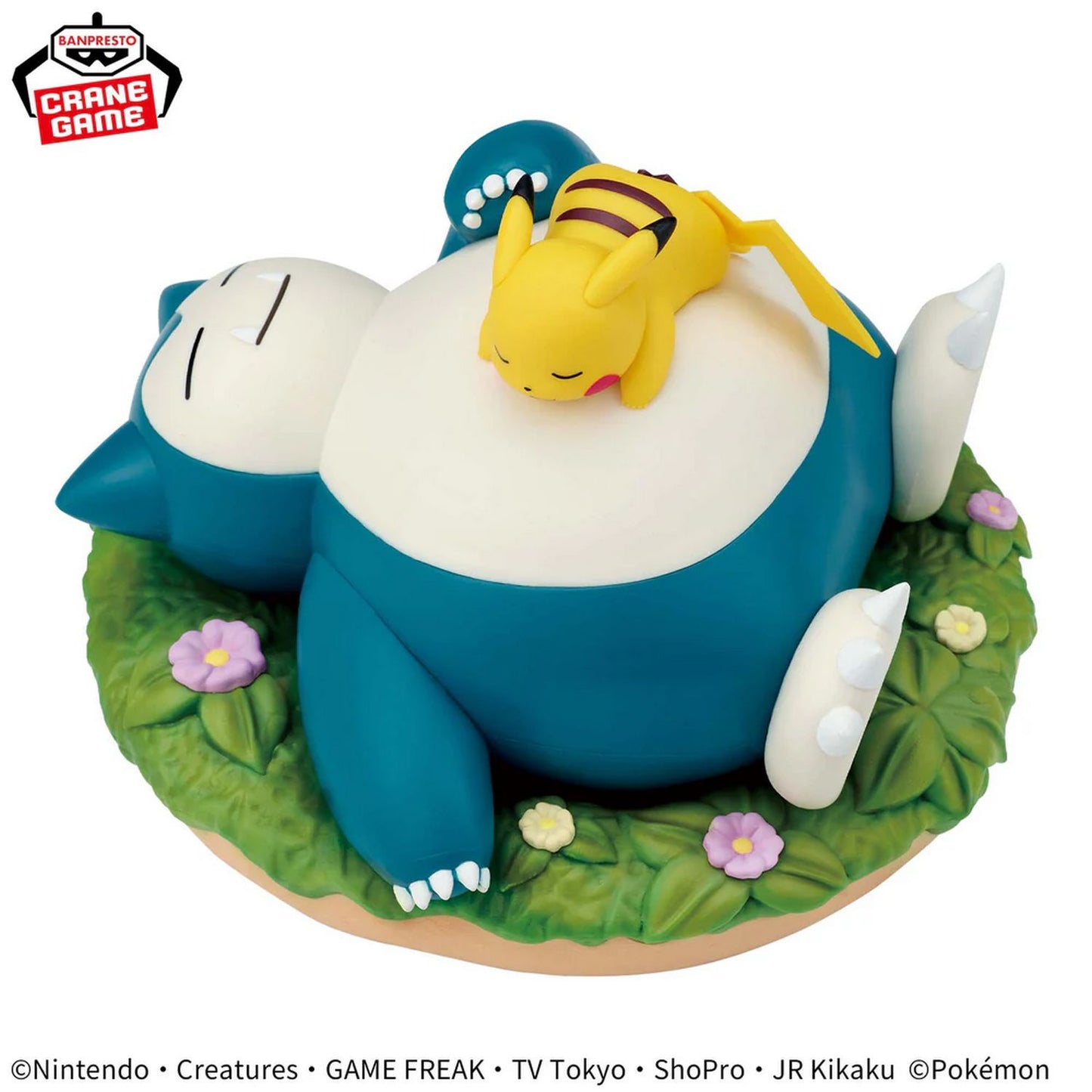Banpresto Pokemon Relax Time 3.9" Pikachu & Snorlax Figure 2807725