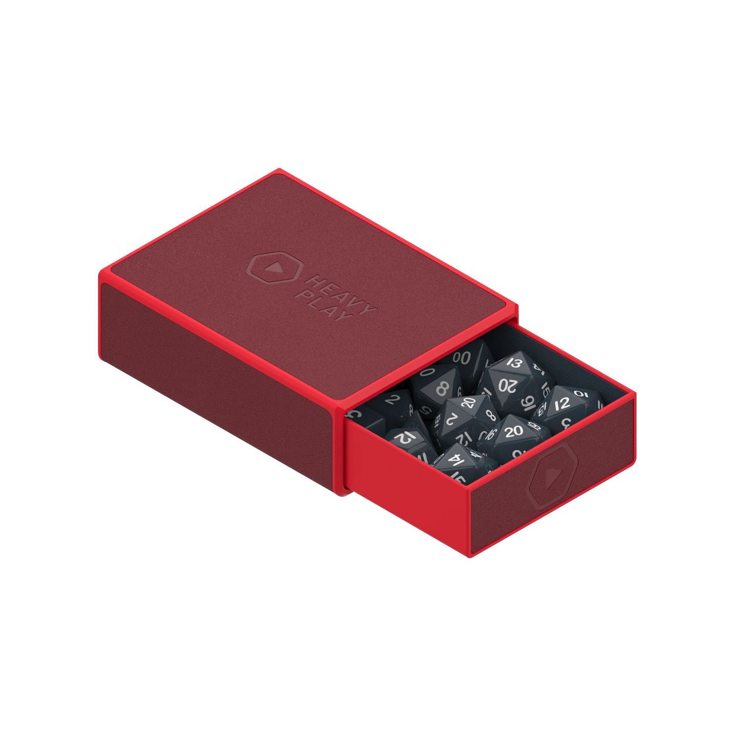 Heavy Play RNG Dicebox Max - Barbarian Red