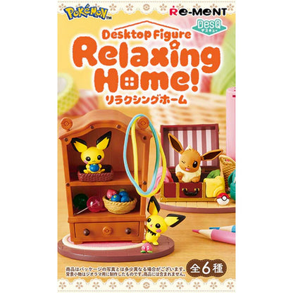 Re-Ment DesQ Pokemon Desktop Figure - Relaxing Home! Blind Box