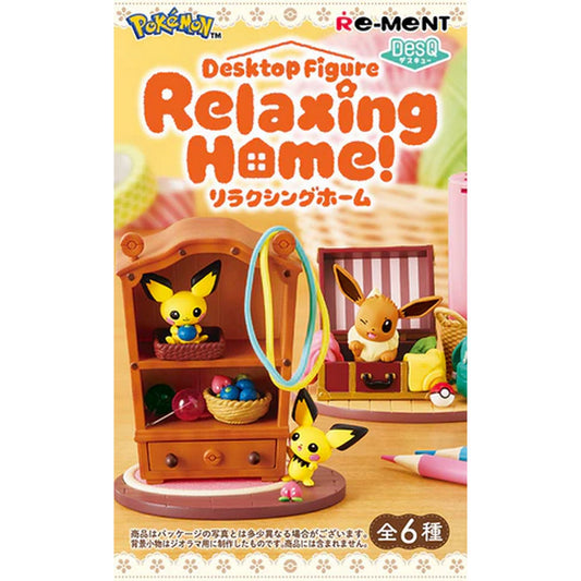 Re-Ment DesQ Pokemon Desktop Figure - Relaxing Home! Blind Box