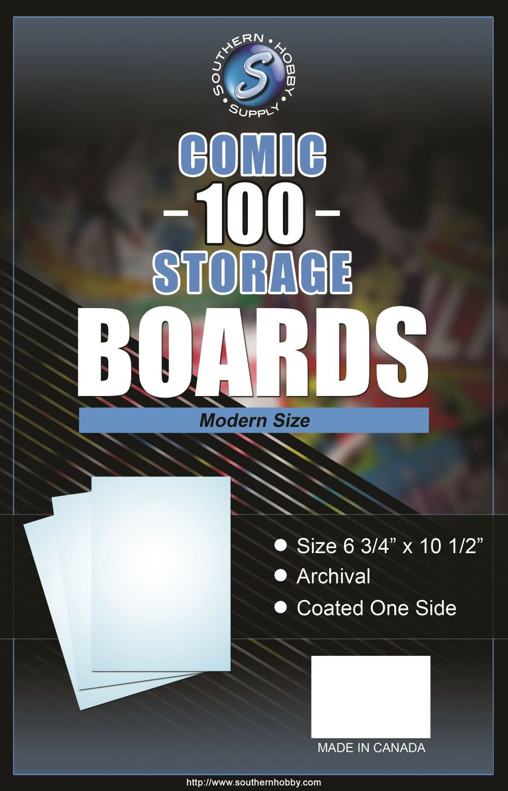 Backing Boards Modern 100-Count Packaged、Southern Hobby、kayou