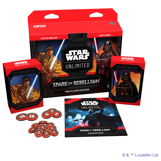 Star Wars Unlimited: Spark of Rebellion Two-Player Starter Kit