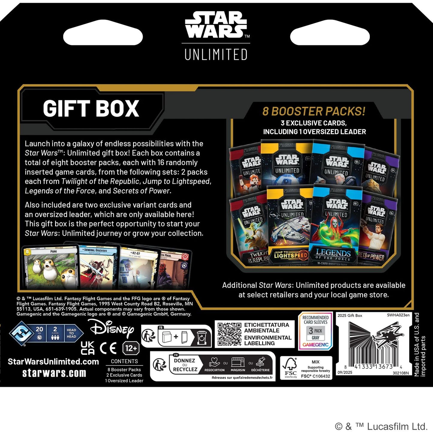 Star Wars Unlimited 2025 Gift Box