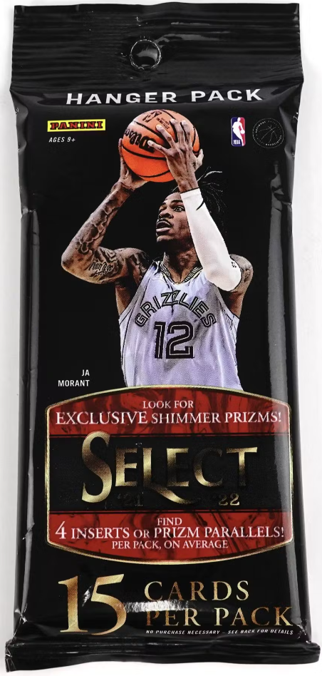 2021-22 Panini Select Basketball Hanger Pack