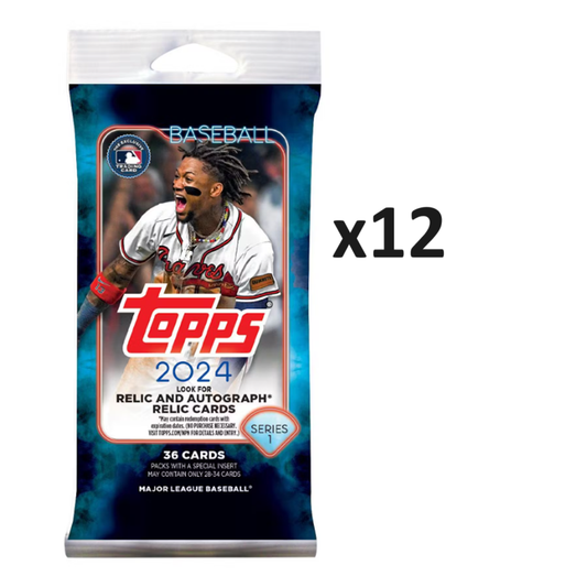 2024 Topps Series 1 Baseball Fat Pack (12ct Lot)