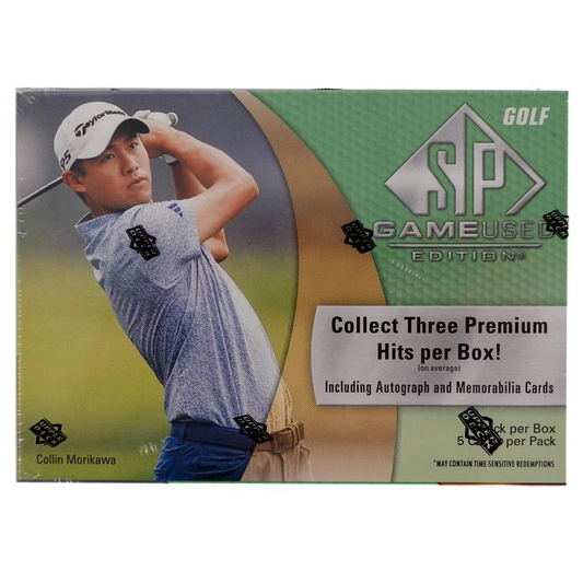 2024 Upper Deck SP Game Used Golf Hobby Box *Contact Us To Order*