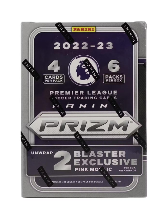2022-23 Panini Prizm Premier League EPL Soccer Blaster (Pink Mosaic Prizms)