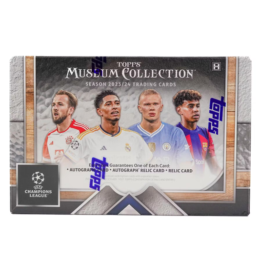 2023-24 Topps Museum Collection UEFA Club Competitions Soccer Hobby Box