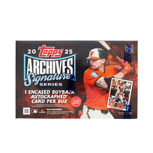 2025 Topps Archives Baseball Signature Series Active Player Edition Hobby Box