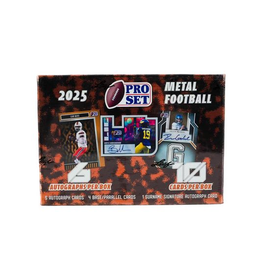 2025 Leaf Pro Set Metal Football Hobby Box
