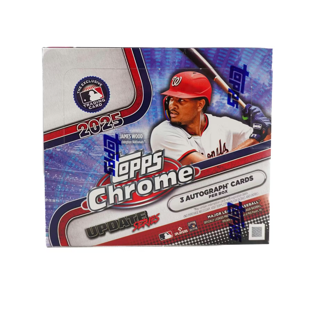 2025 Topps Chrome Update Baseball Jumbo Box