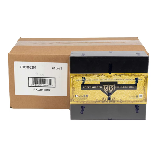 2025 Topps Gilded Collection Baseball 4-Box Hobby Case