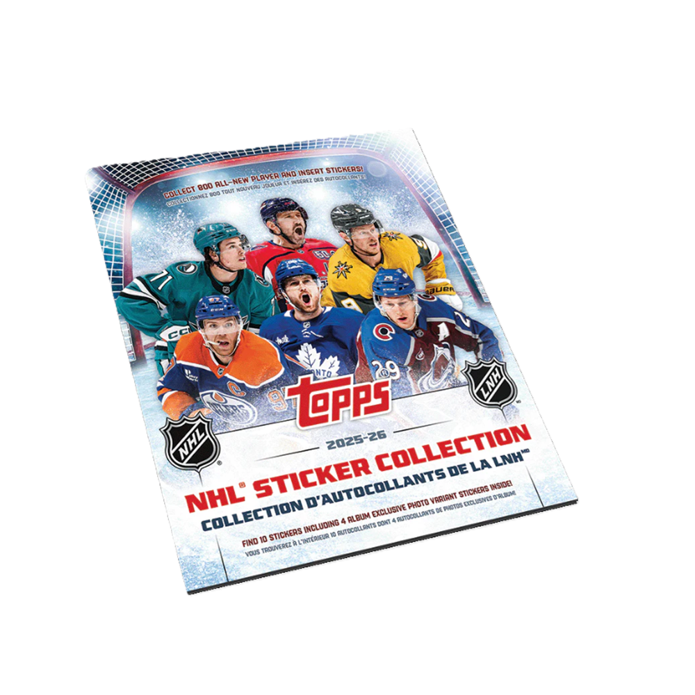 2025-26 Topps NHL Sticker Collection Album