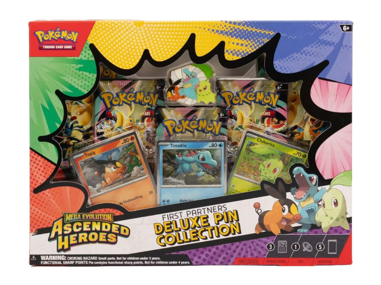 ポケモン Ascended Heroes Deluxe Pin Collect Pokémon TCG: Mega Evolution—Ascended Heroes First Partners Deluxe