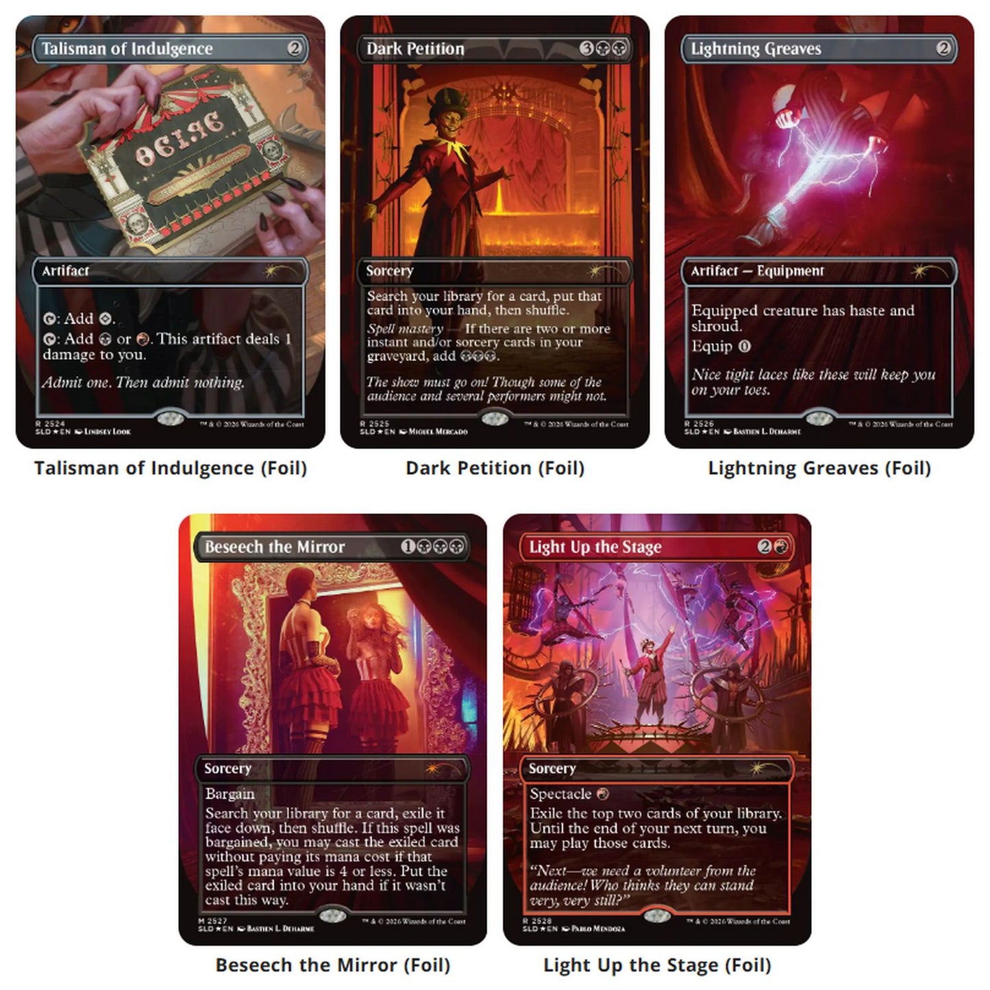Magic the Gathering Secret Lair - Viva Las Rakdos Foil Edition