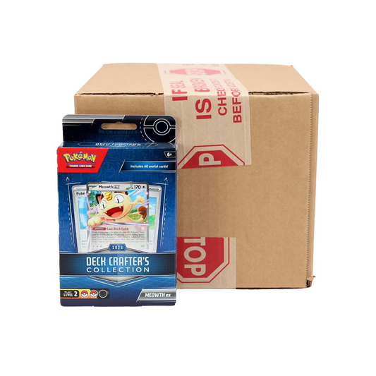 Pokemon: Deck Crafter's Collection - (Meowth ex) 12-Box Case *Expected Release Date 10-23-2026*