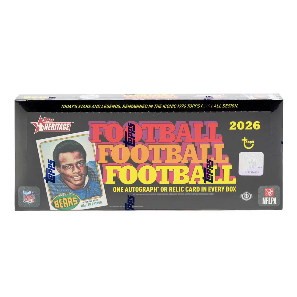 2026 Topps Heritage Football Hobby Box