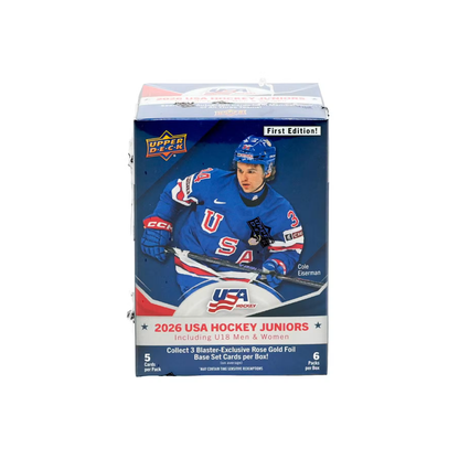 2026 Upper Deck Team USA Juniors Hockey Blaster Box