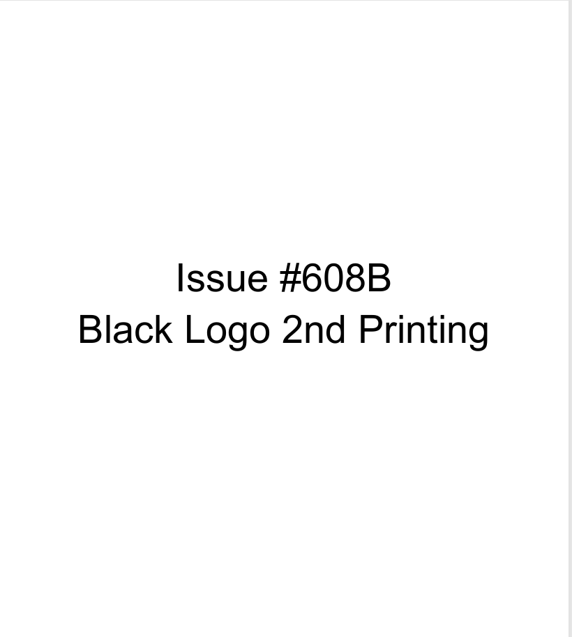 Batman Day Special Edition Issue #608B Black Logo 2nd Printing