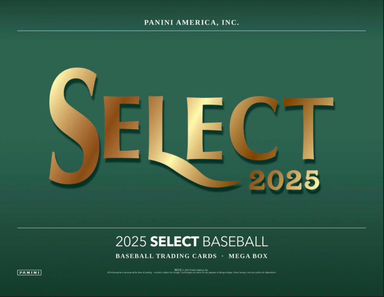 2025 Panini Select Baseball Mega Box、Baseball、kayou