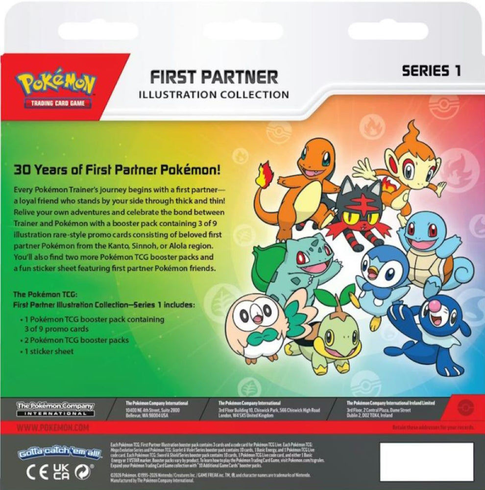 pokemon card series Pokémon TCG: First Partner Illustration Collection