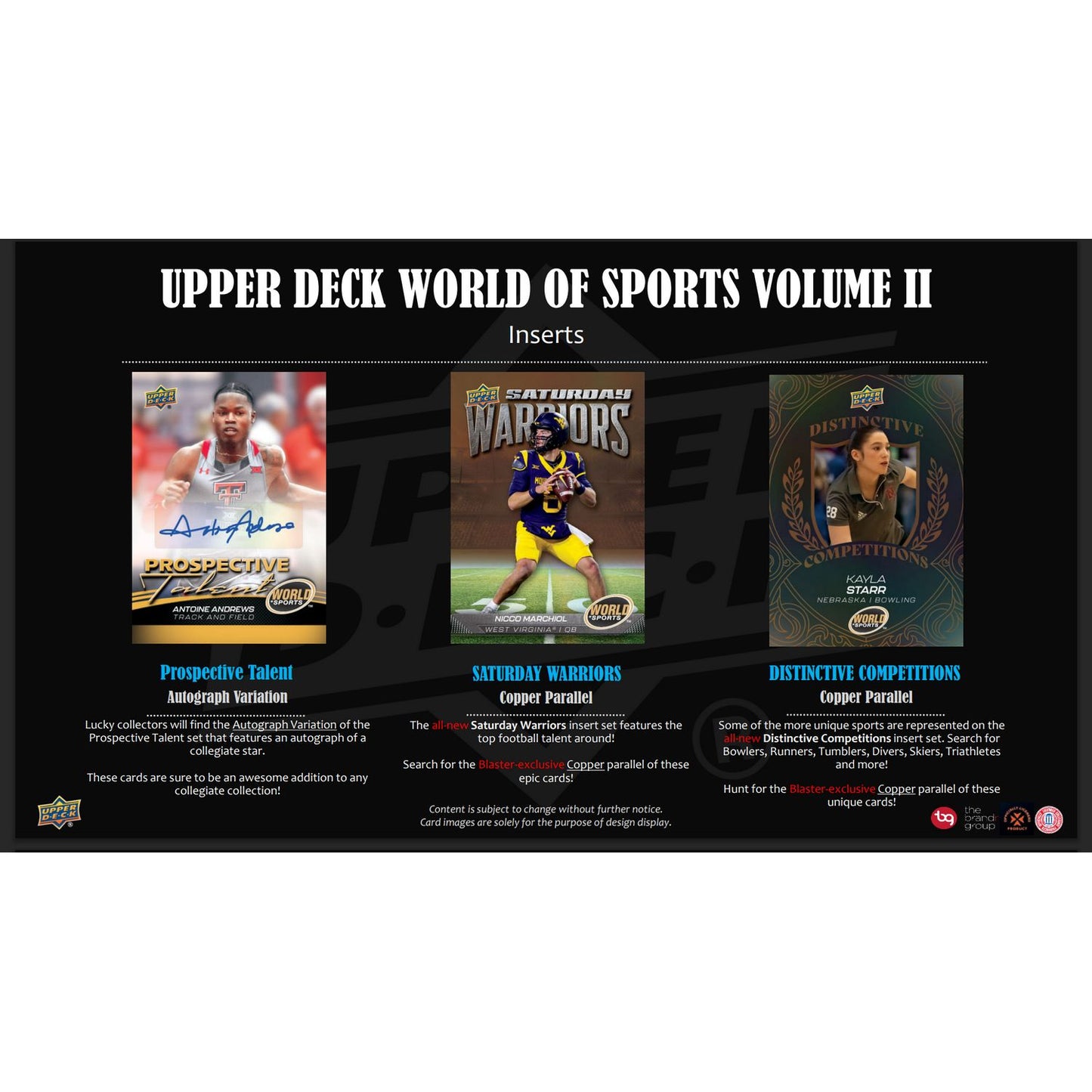2025 Upper Deck World of Sports Vol.2 Blaster Box